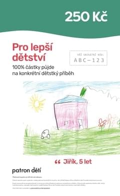 Dobrošek v hodnotě 250Kč