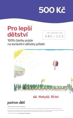 Dobrošek v hodnotě 500Kč