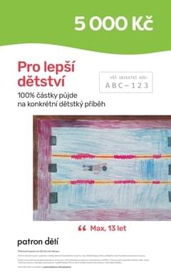 Dobrošek v hodnotě 5000Kč